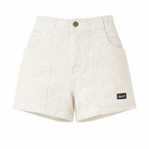 Hammies Corduroy High Waist Shorts Ivory Women’s Size 26 Surf‎ Skate Style